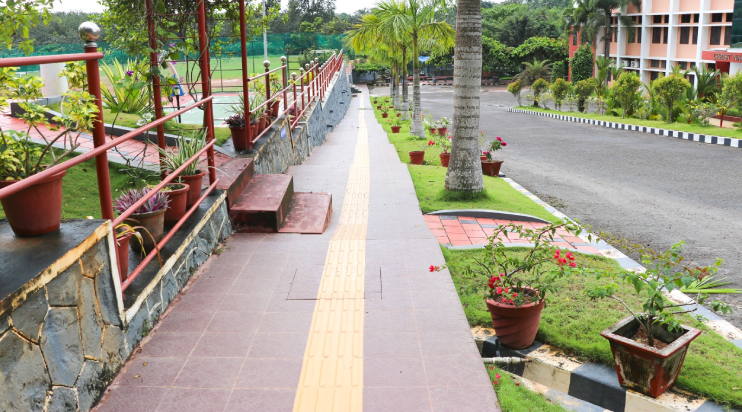 Green Pedestrian Friendly Pathway